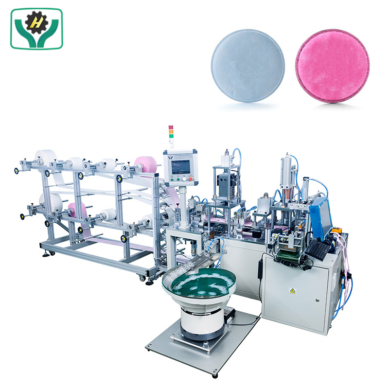 The working principle of the disposable compression mask machine